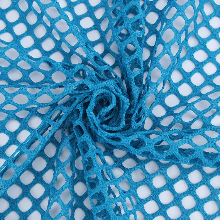 

Stretch Hollow Mesh Net Fabric For Sewing T-shirt Sportswear Knitted Lining Fabric Cloth,Black,White,Blue,Red,By the Meter