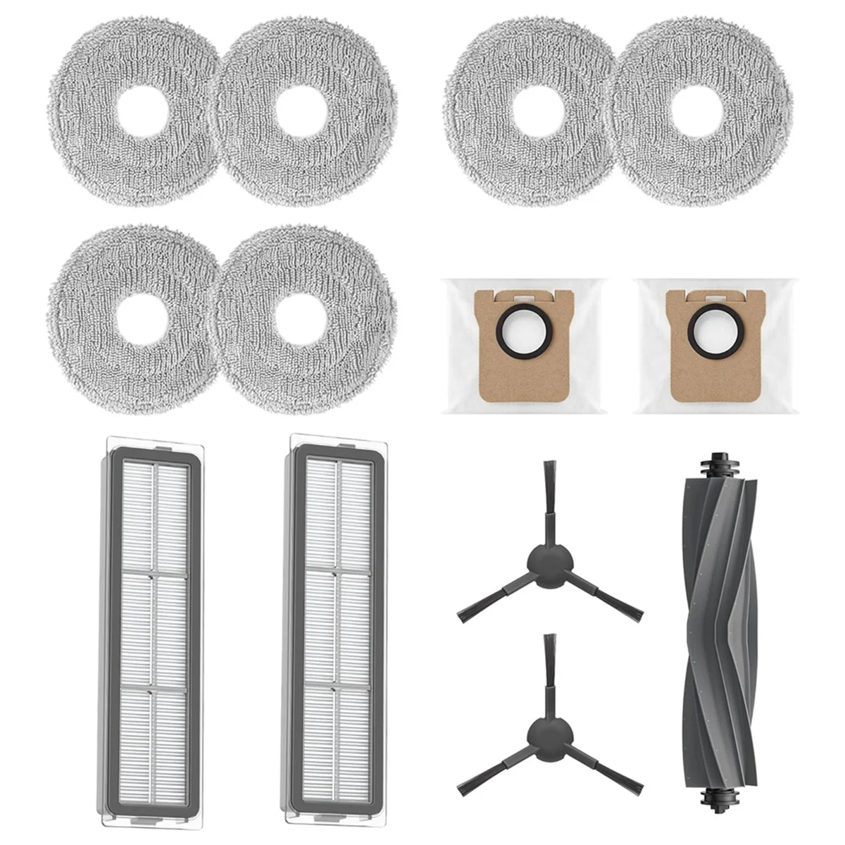 Для Dreame L20 ультра основная боковая щетка Hepa фильтр Швабра тканевые пылесборники