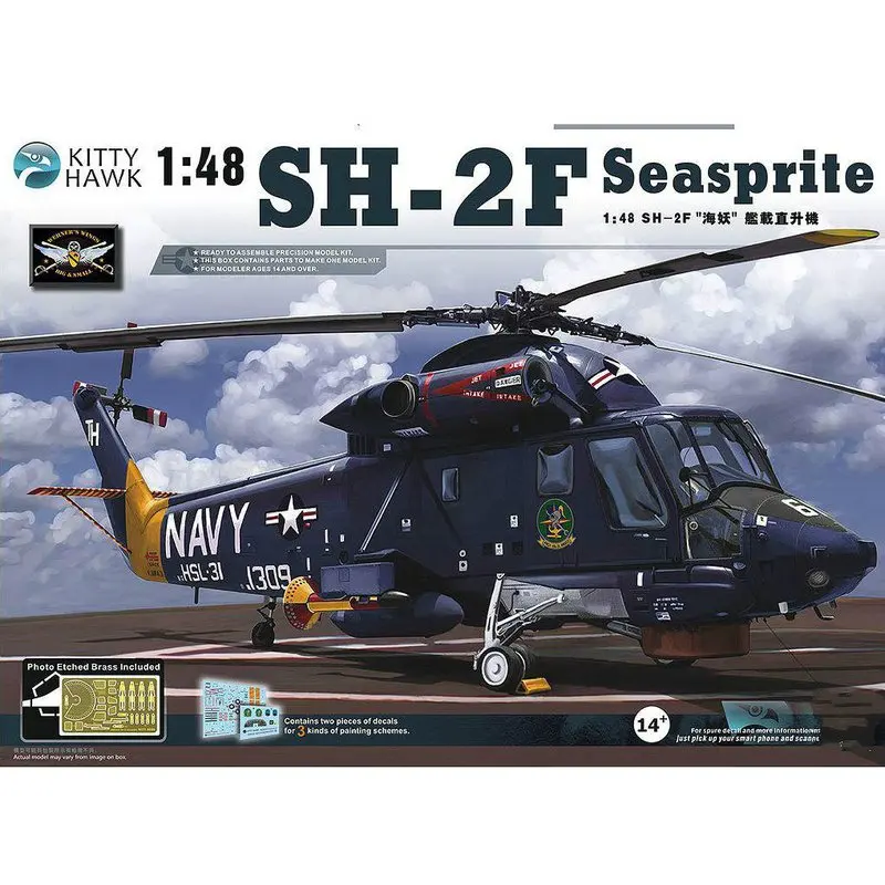 Kitty Hawk KH80122 1/48 SH-2F Seasprite-набор моделей |
