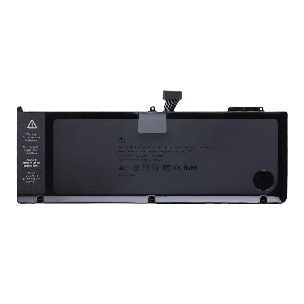 Высококачественная батарея 7200 мАч A1321 для универсального компьютера MacBook Pro 15 A1286