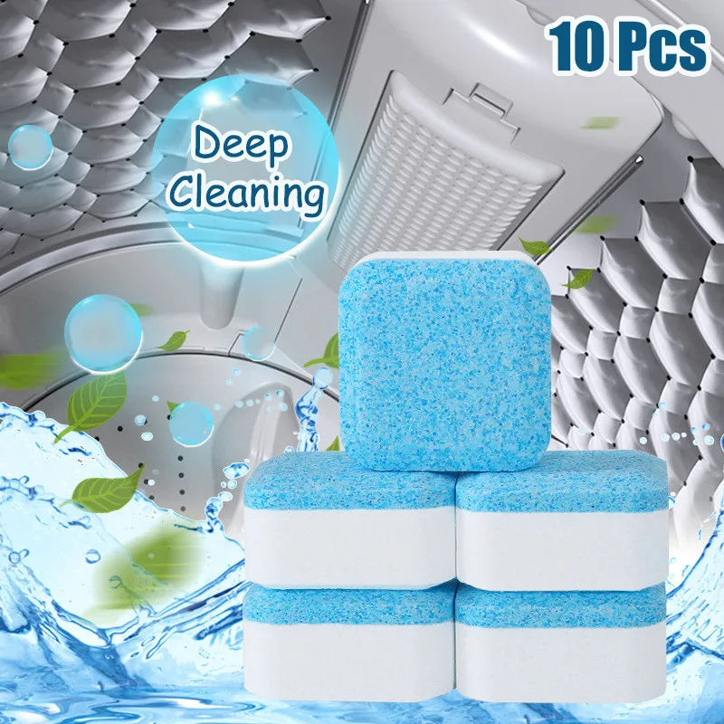 10 шт. шипучие таблетки для очистки стиральной машины |