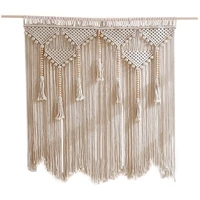 39x43 inches boho tapestry macrame wall hanging cotton rope woven bohemian wall art bohemian cotton rope wall backdrop for doom