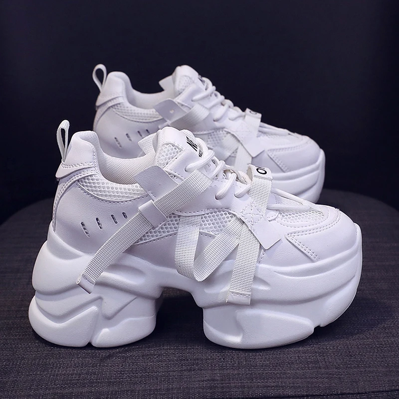

Women's Shoes Casual Shoes Spring Sneakers Mesh Platform Woman-shoes Tennis Female Breathable Thick Sole Roses Trainers 2023 Hig