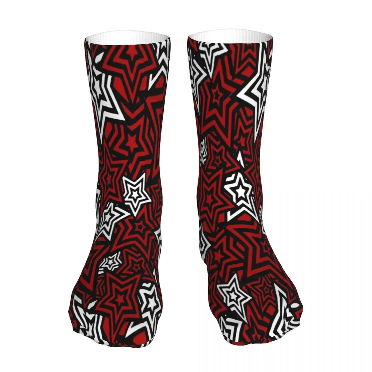

Royal Phantom Thief Star Pattern Persona P5S RPG Game Sock Socks Men Women Polyester Stockings Customizable Hip Hop