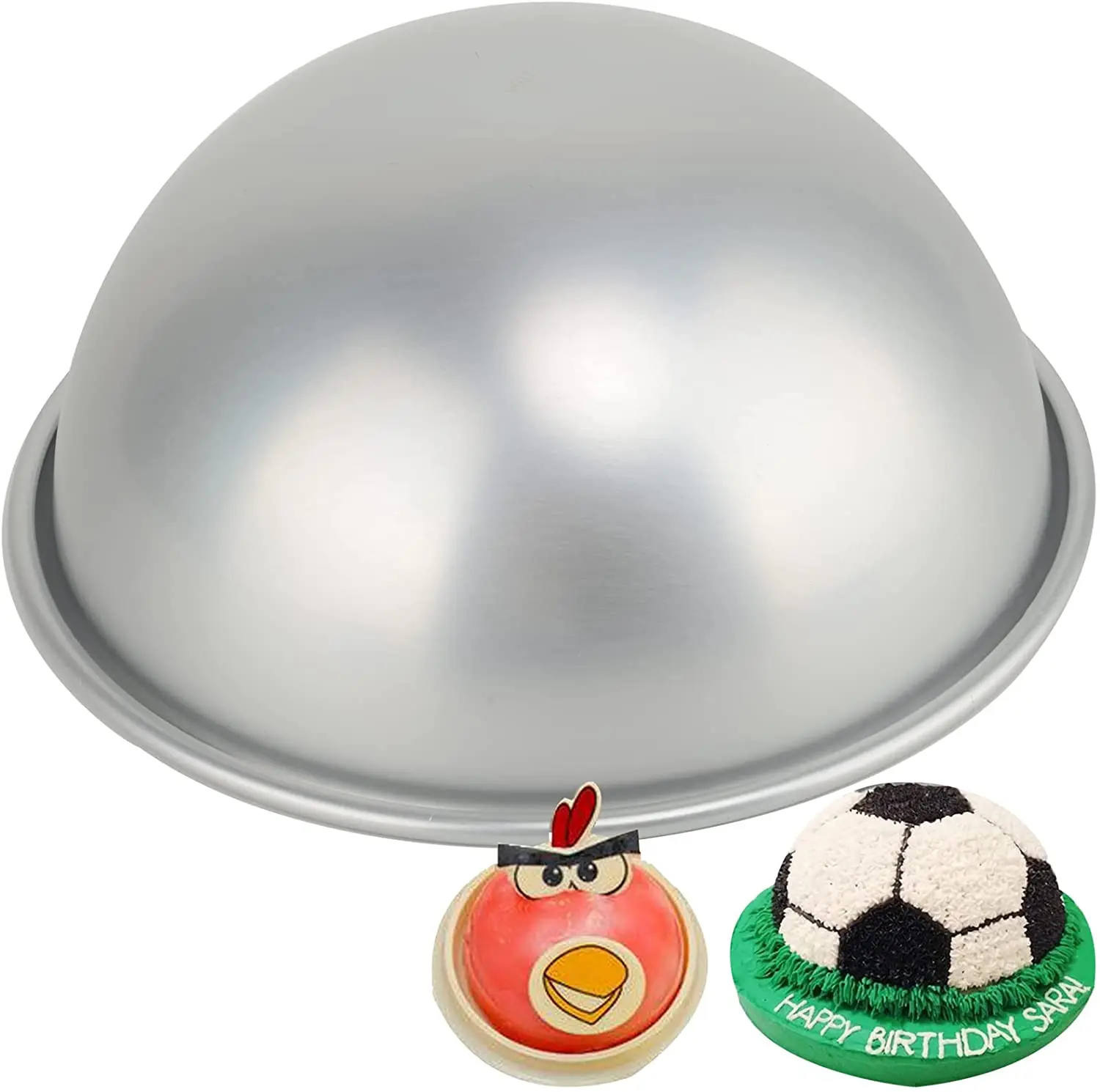

ball cake pan aluminum 8 inch sports ball cake pan diy birthday cake pan