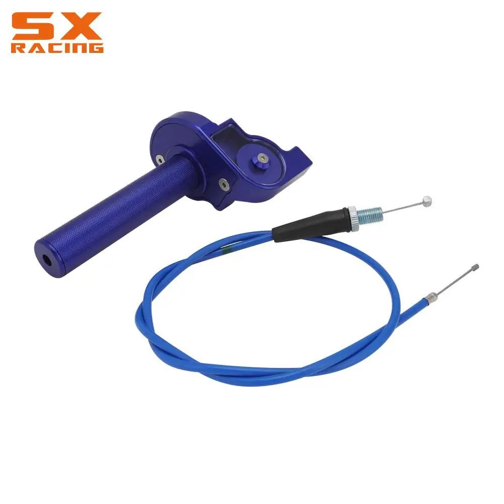 

For Dirt Bike Quad ATV Pit 50cc 125cc 150cc Universal CNC Aluminum Accelerator 7/8 22mm Throttle Twist Grips + Cable Replacement