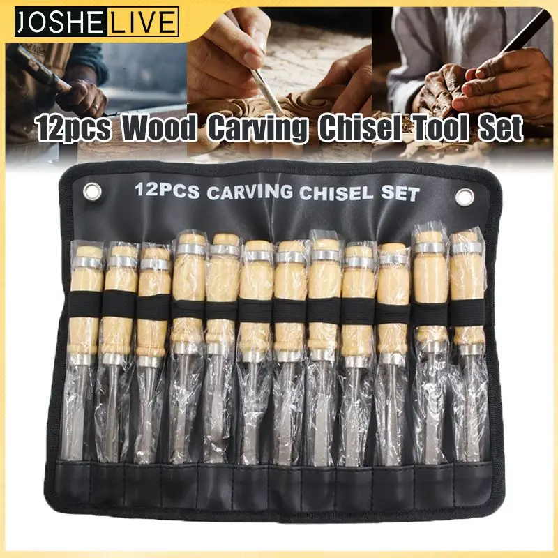 

12 шт., набор инструментов для резьбы по дереву