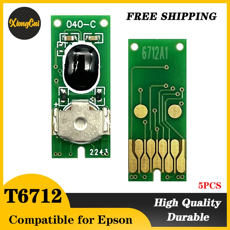 

5 шт., чипы для резервуара для обслуживания Epson 6590 85908593 6091 T6712