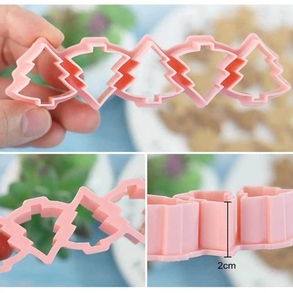 Рождественские формочки для печенья рождественские инструменты выпечки набор