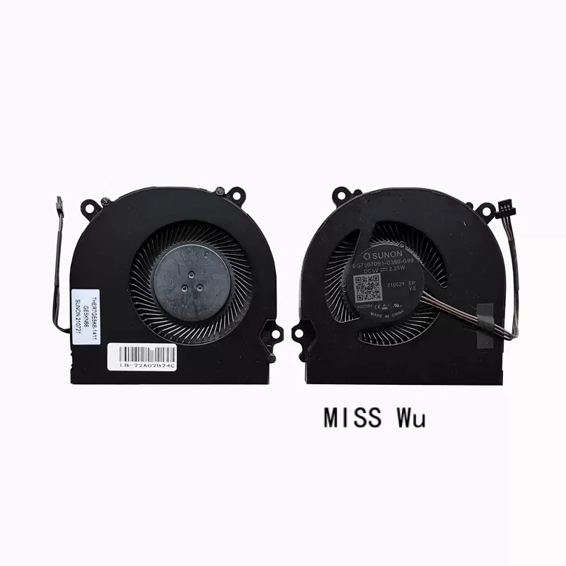 Новый оригинальный кулер для ноутбука CPU GPU охлаждающий вентилятор Mechrevo MR X1 Z1 X6 X5