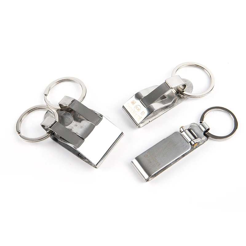 

Stainless Steel Keychain Safety Heavy Belt Key Clip Detachable Belt Keychain
