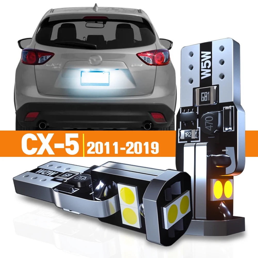

2x LED License Plate Light For Mazda CX-5 CX 5 CX5 KE GH KF 2011 2012 2013 2014 2015 2016 2017 2018 2019 Accessories Canbus Lamp