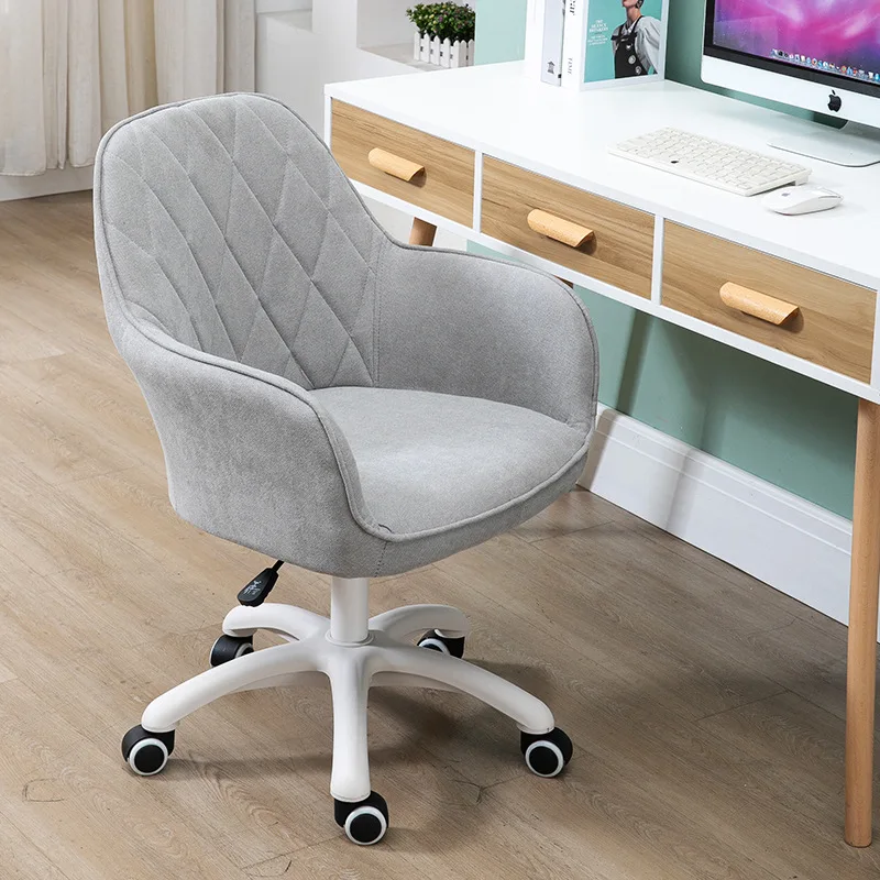 

Back Chair Office Chair Dining Chair Nordic Computer Chair Simple Cloth Desk Chair Study Swivel Chair Lifting Office Home Intern