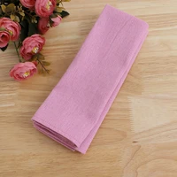 24 pcs poly cotton fabric napkinsreusable and washable placemat for kitchen dining wedding decoration serivette de table