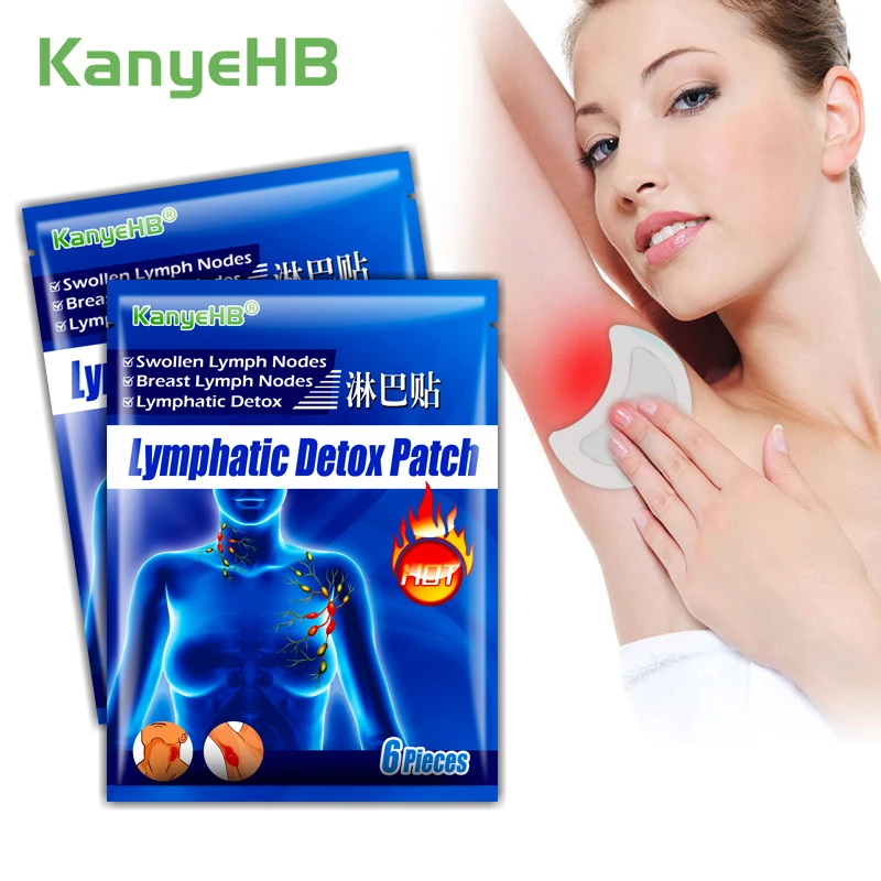 

6/18/30pcs Herbal Lymphatic Detox Patch Effective Treatment Neck Breast Armpit Lymphatic Drainage Anti-Swelling Beauty Health