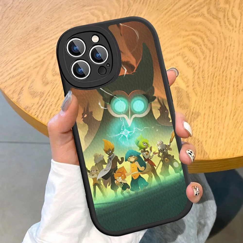 Чехол для телефона W-wakfu Game жесткий кожаный чехол iPhone 14 13 12 Mini 11 Pro Max Xs X Xr 7 8 Plus чехлы