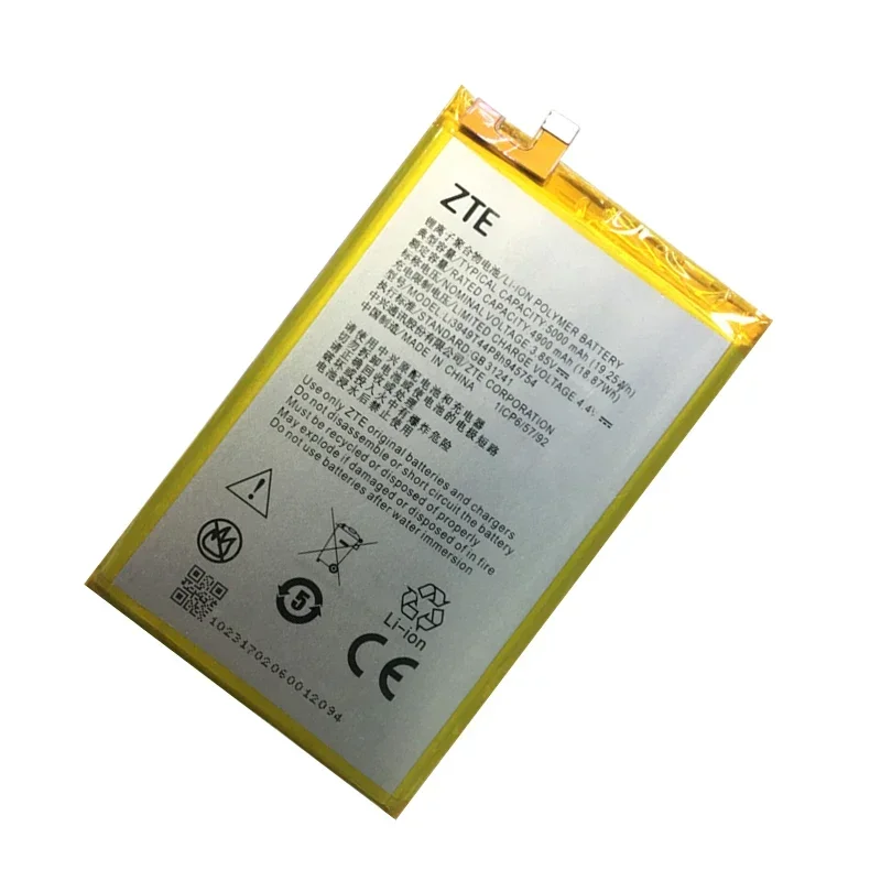 Аккумулятор для ZTE Blade 100% оригинал 5000 мАч Li3949T44P8h 945754 Лезвие A2 Plus BV0730 A2Plus A610