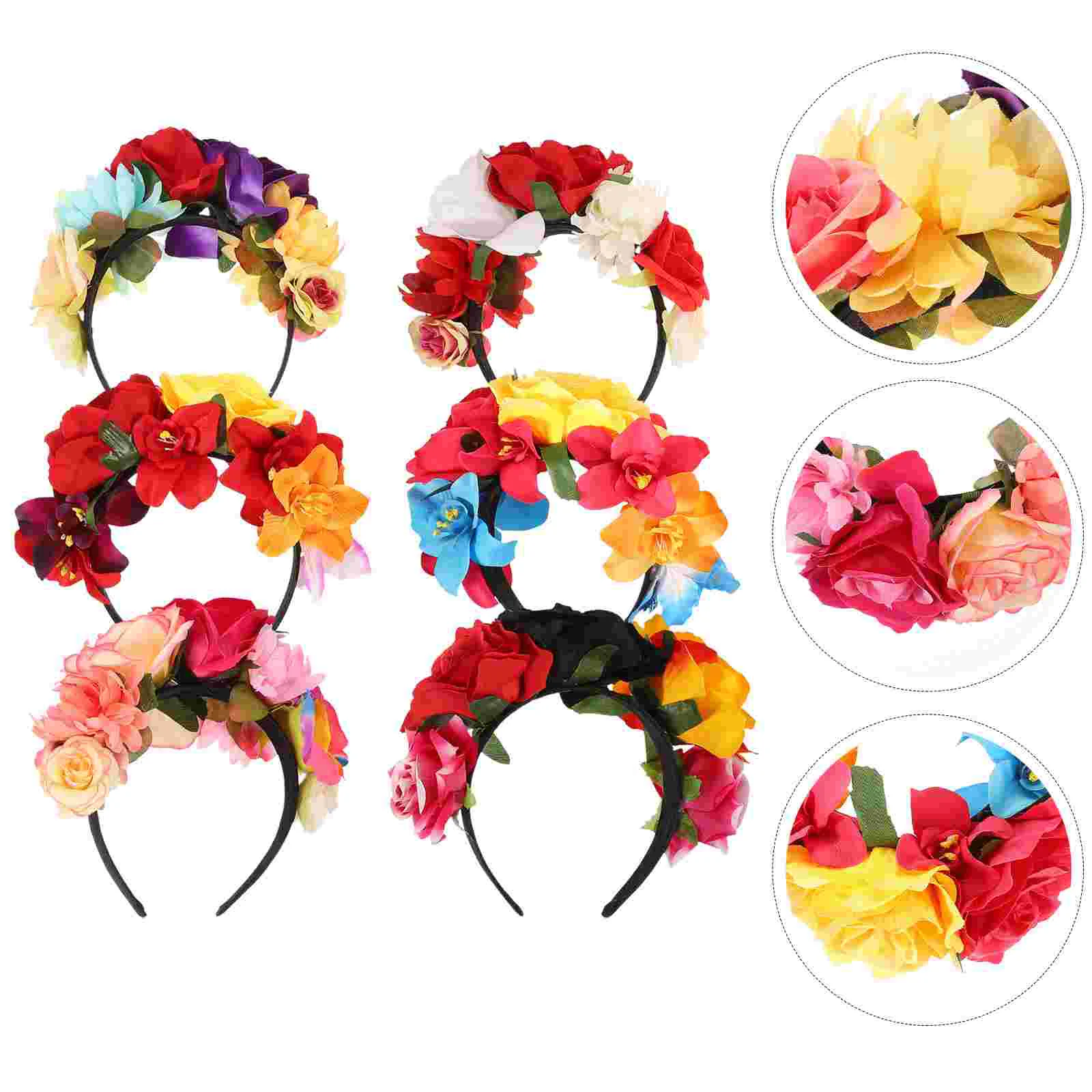 

Женская повязка на голову с цветами, в готическом стиле