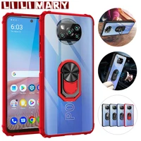 for xiaomi poco x3 nfc case shockproof armor magnetic holder phone cases for redmy xiaomi poco x3 pro x3 metal ring back cover