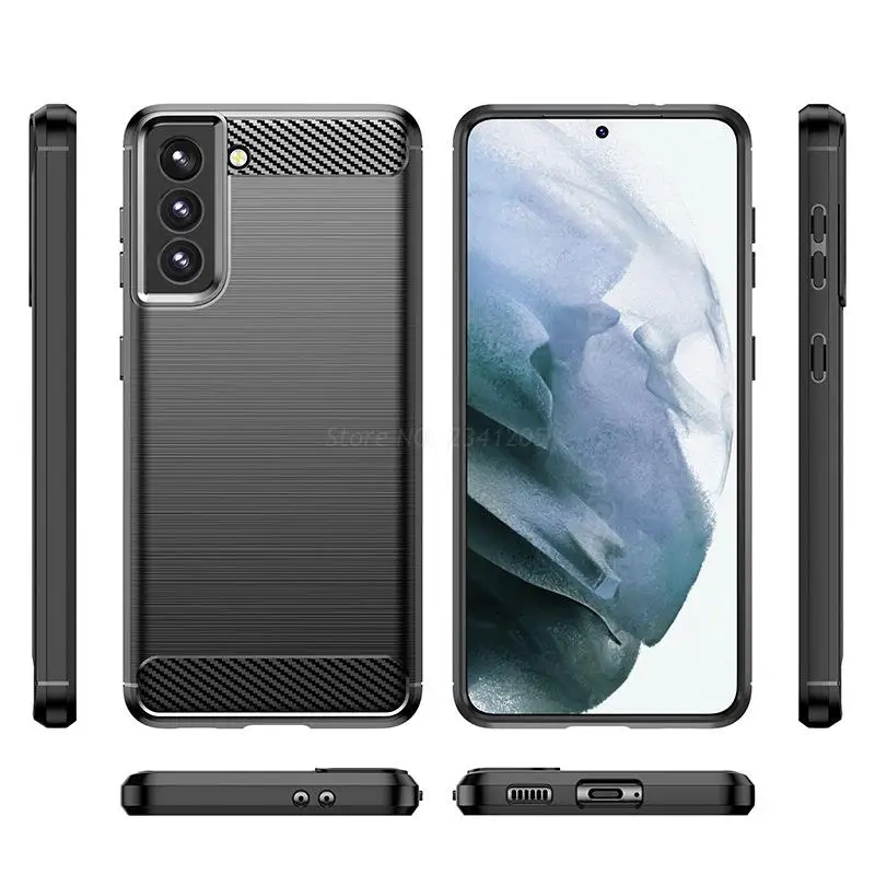 

For Case Galaxy S21 Ultra Plus S20 FE Funda For Samsung S 22 Ultra Plus Anti-knock Cover for Coque Samsung S21 FE Phone Case