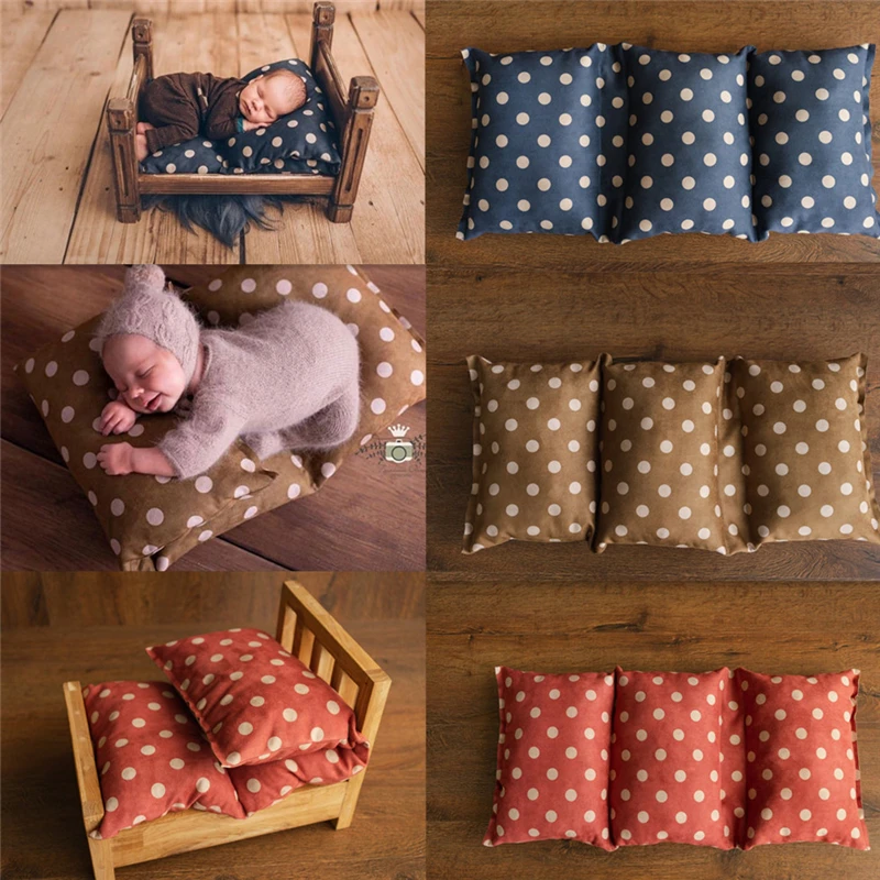 Dvotinst Newborn Baby Photography Props Mini Mattress Posing Pillow Bedding Fotografia Accessories Studio Shooting Photo Props