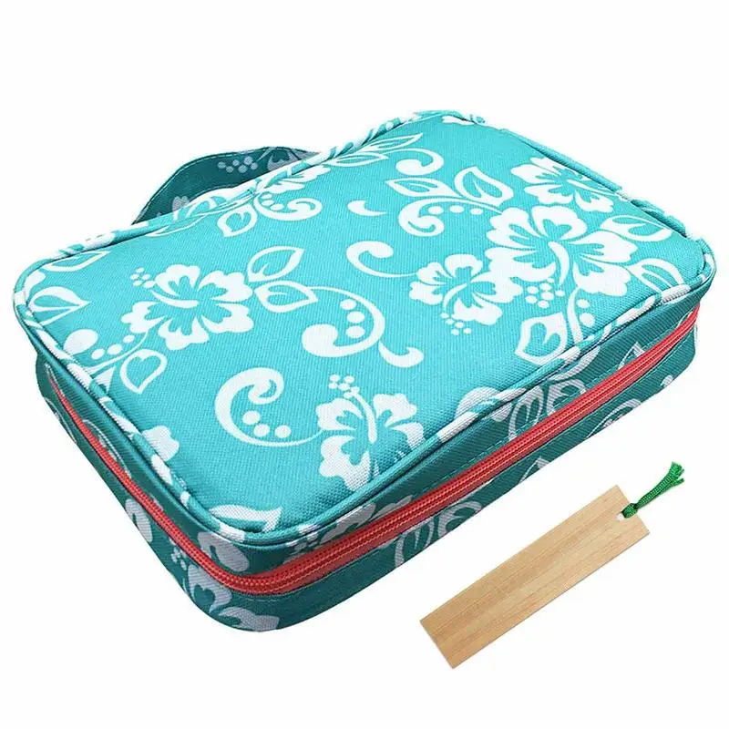 

Bible Case Bible Carrier With Multiple Interior Storag Pockets Flower Print Church Bag Bible Scripture Case For Mother Ladies