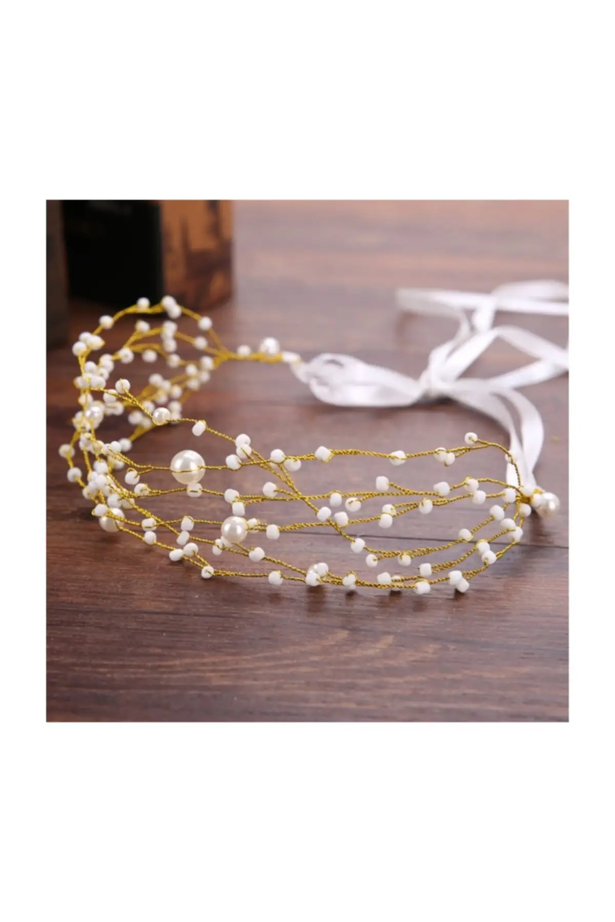 

Bridal Accessories Bead detail Gold Hair Accessory Wedding Handmade For Bride And Bridesmaids