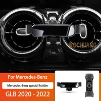 car mobile phone holder for mercedes benz glb x247 2015 2022 360 degree rotating gps special mount support bracketaccessories