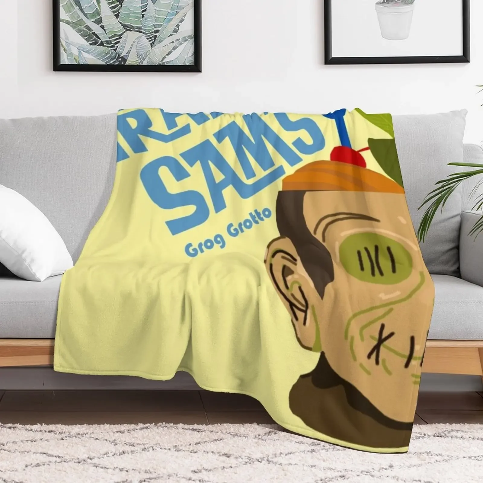 Одеяло Trader Sam's Tiki Grog Grotto зимние постельные одеяла и пледы термобелье для