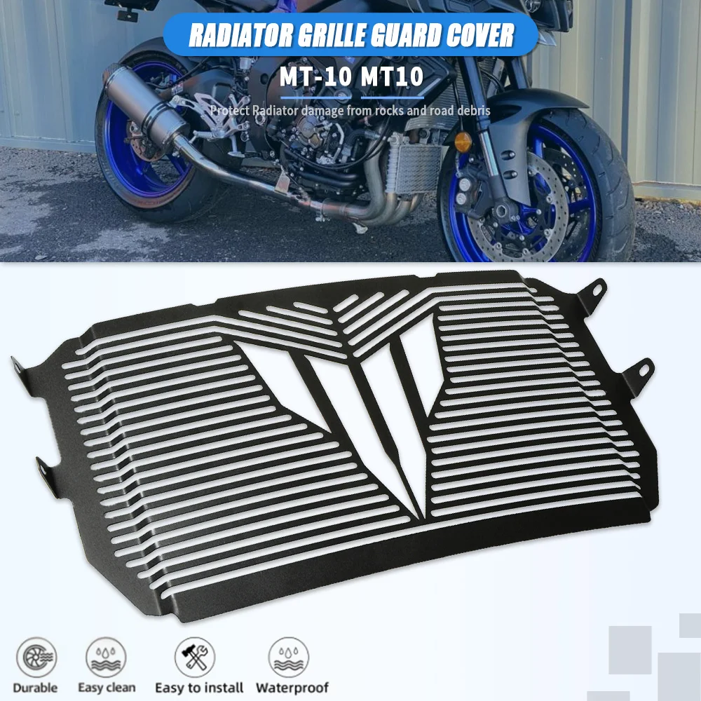 

For Yamaha MT-10 MT10 MT 10 2016 2017 2018 Motorcycle Radiator Grille Guard Oil Cooler Cooling Cover Protection mt-10 mt10 mt 10