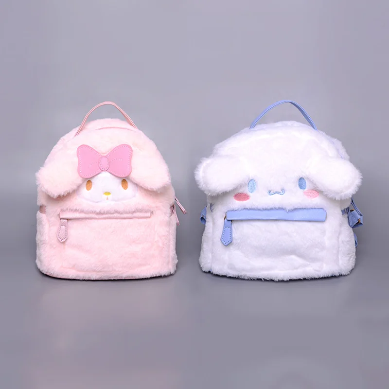 

Кавайная Sanrioed My Melody Cinnamoroll мультяшная плюшевая сумка аниме мягкие набивные Животные Плюшевый Рюкзак для девочек Кукла рождественские подар...