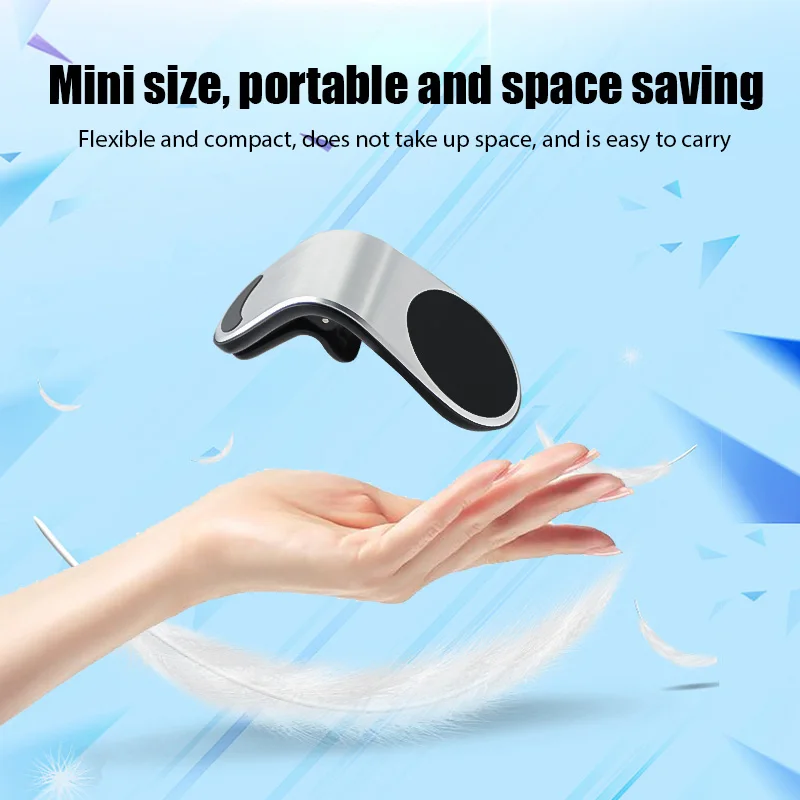 Автомобильный магнитный держатель для телефона вентиляционный навигационный