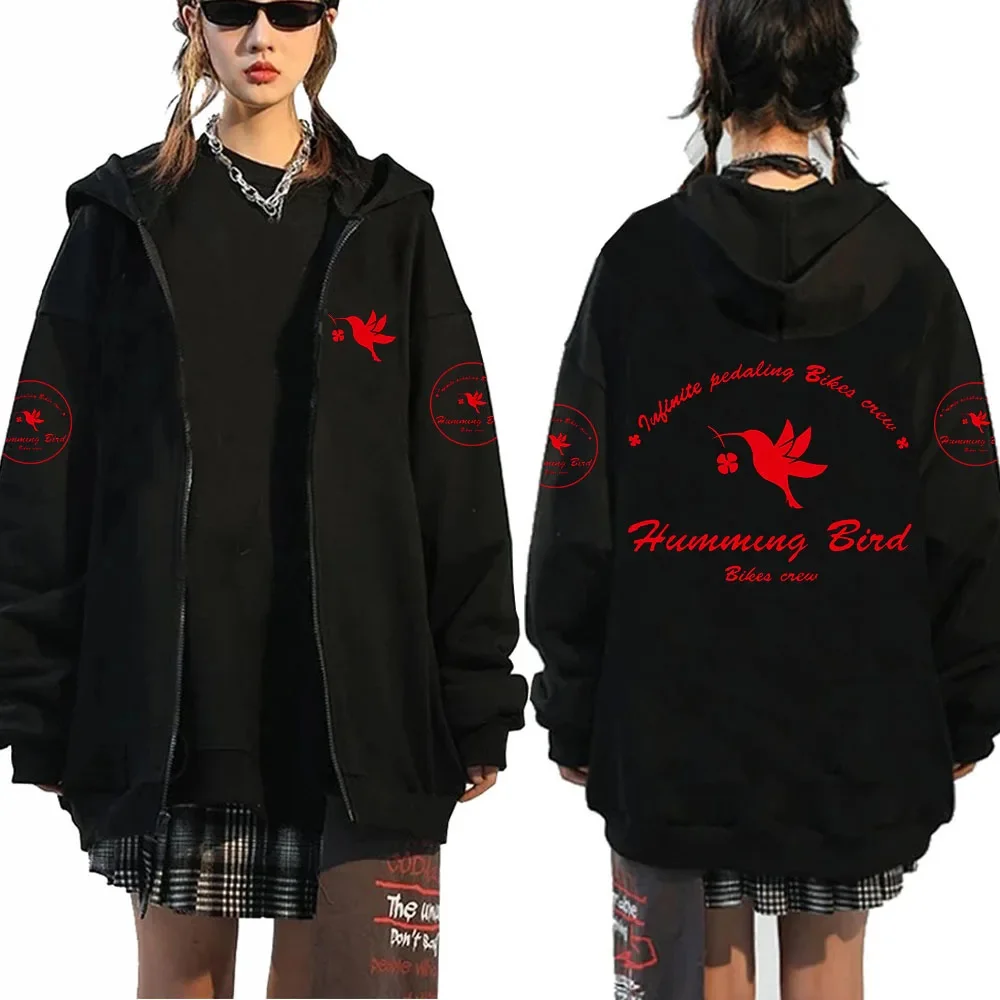 

Anime Wind Breaker Hoodie Pullovers Tops Fashion Loose Zipper Unisex