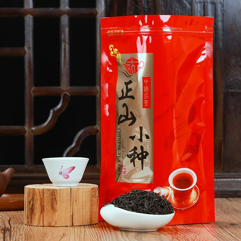 

Chinese Zhengshanxiaozhong Zheng shan xiao zhong black tea lapsang souchong 250g High quality Green food no teapot
