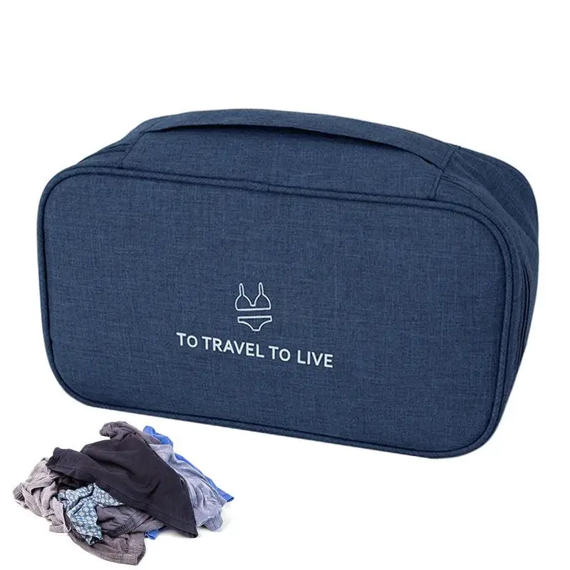 

Дорожная сумка для нижнего белья, маленькая тканевая сумка, органайзеры для нижнего белья, водонепроницаемый органайзер для нижнего белья, сумка для туалетных принадлежностей, вместительная сумка для хранения