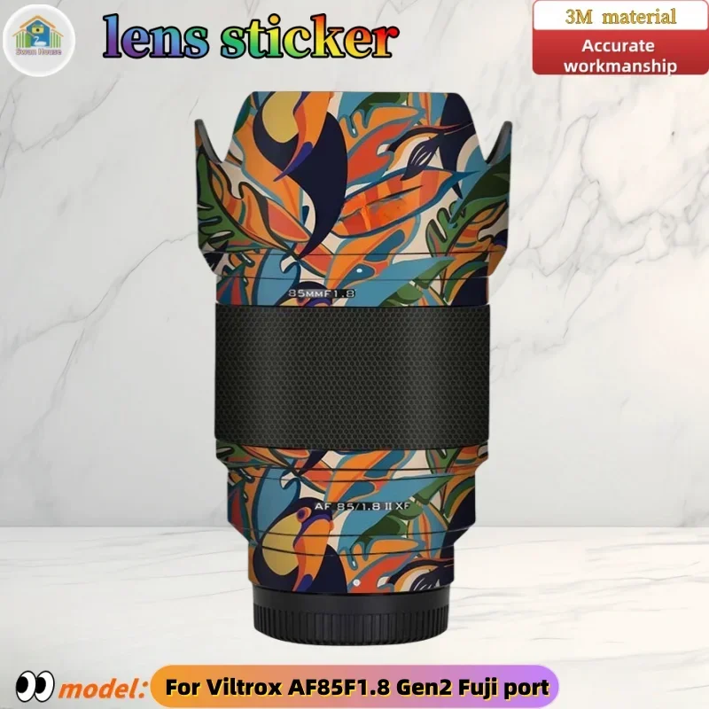 Для Viltrox AF85F1.8 Gen2 порт Fuji наклейка на объектив камеры кожа сделай сам