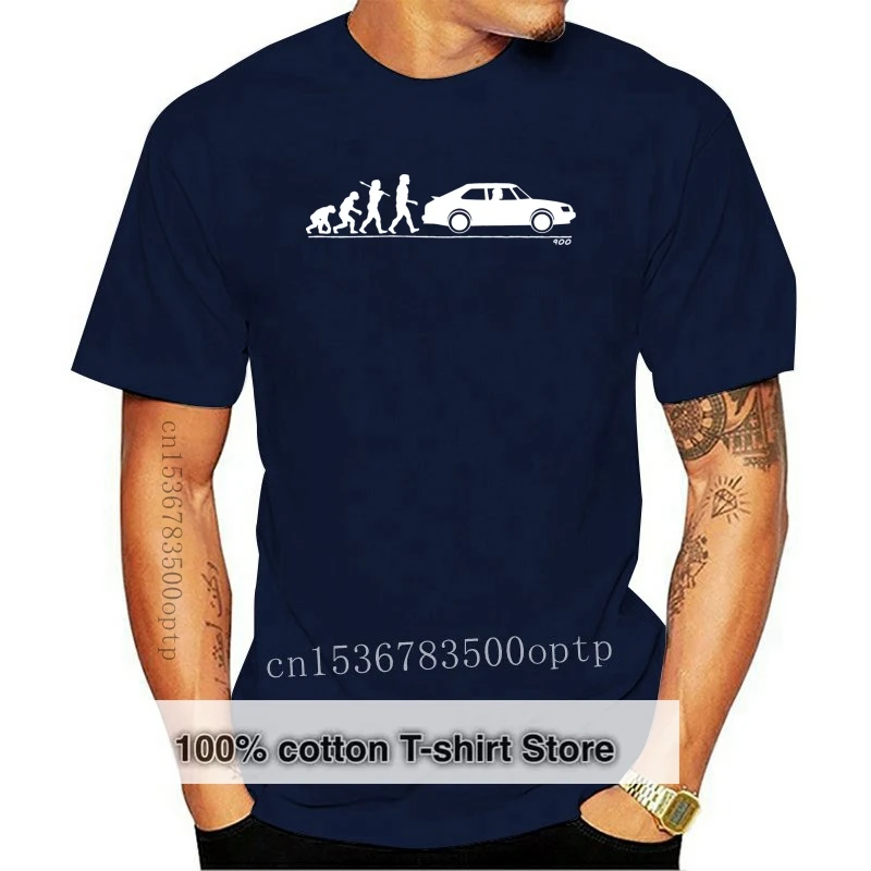 

Evolution of Man Classic Car T-shirt. Saab T Shirts Man Clothing Free Shipping Top Tee shirts