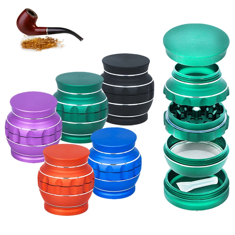 

5-Layer Weed Grinder Smoking Accessories Grinders for Smoking Weed Manual Herb Tobacco Crusher Machine Pipes Tobacco Accessories