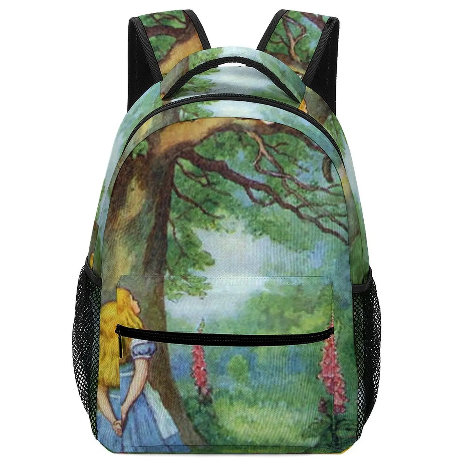 Kawaii Art Cheshire Cat Children Kids Girl Child Bag Teen School Bag Girls' School Backpack