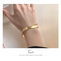 2022 cross gold open bracelet minority design sense retro style bracele versatile fashion jewelry gold plated chain bracelet