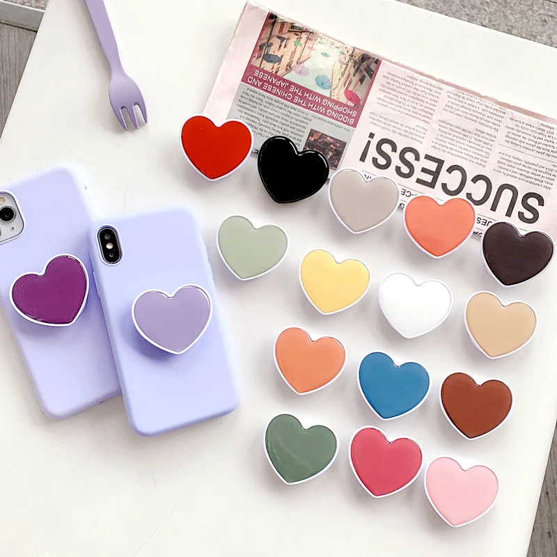 

3D Color Universal Foldable Finger Ring Phone Holder Stand Grip tok Phone Socket For iPhone Samsung Telefon Bracket Mount Stitch