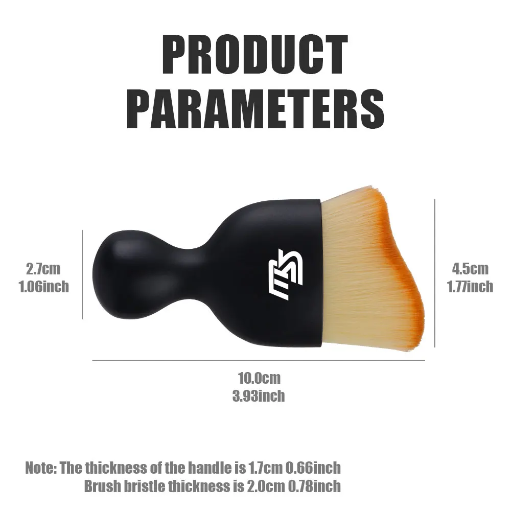 Мягкая щетка для очистки салона автомобиля инструмент центральной консоли