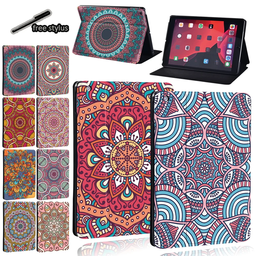 

Tablet Case for Apple IPad Air 4/5 2022 10.9"/Air 1 2 3/IPad Pro 11"/Pro 10.5"/Pro 9.7" Anti-fall Pu Leather Fold Stand Cover