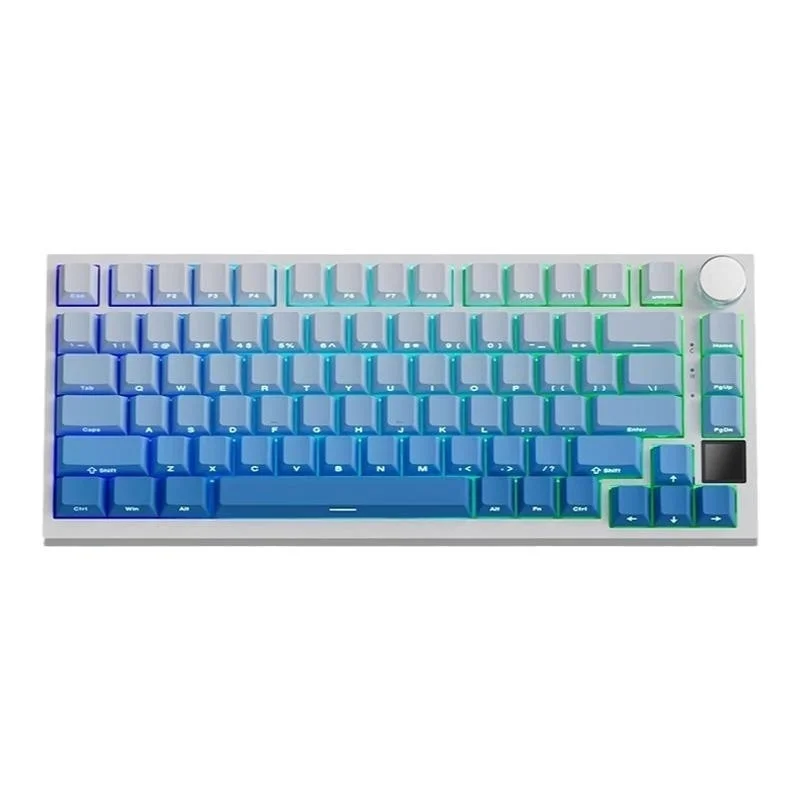 Ajazz Ak820 PRO Third Mock Bluetooth 2 4g Беспроводная бесшумная механическая клавиатура Pbt Rbg с