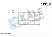 

2401011AB для радиатора двигателя ACCENT INJ, 1,3 (1 sira)