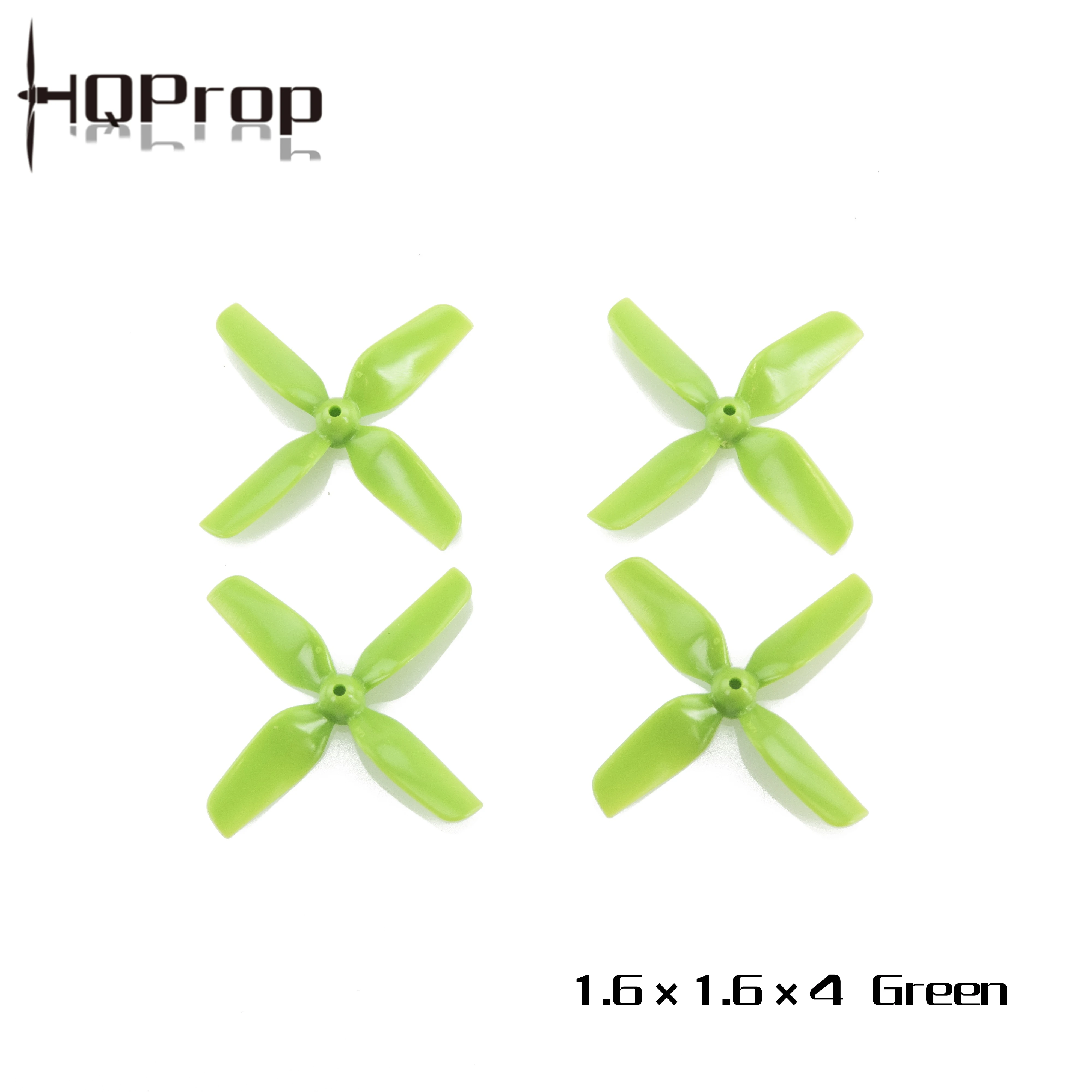 HQProp 40mm 1.6x1.6x4 Green 1.5mm propeller