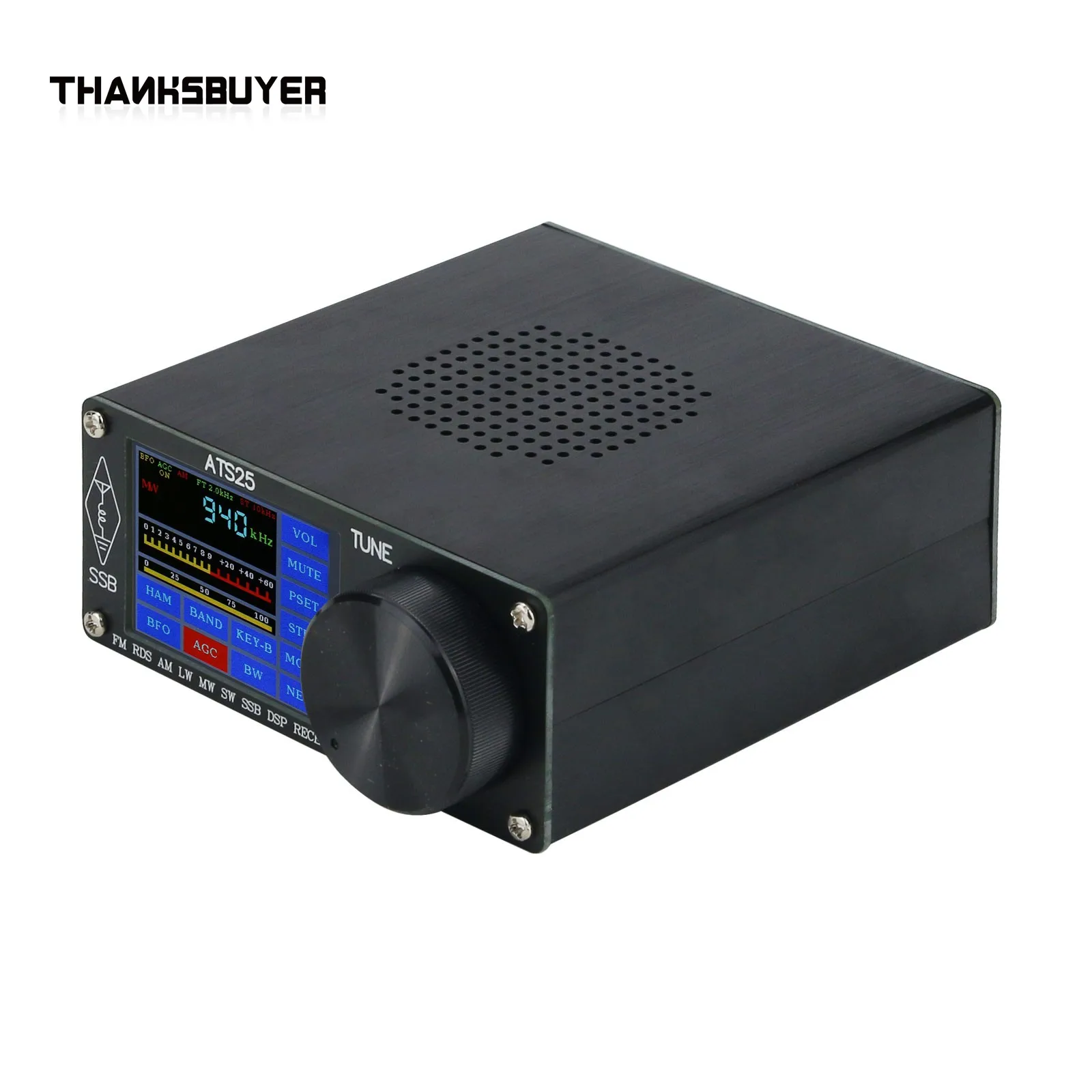 ATS-25 Si4732 приемник радиоприемника с полным диапазоном DSP FM LW (MW и SW) SSB сенсорным