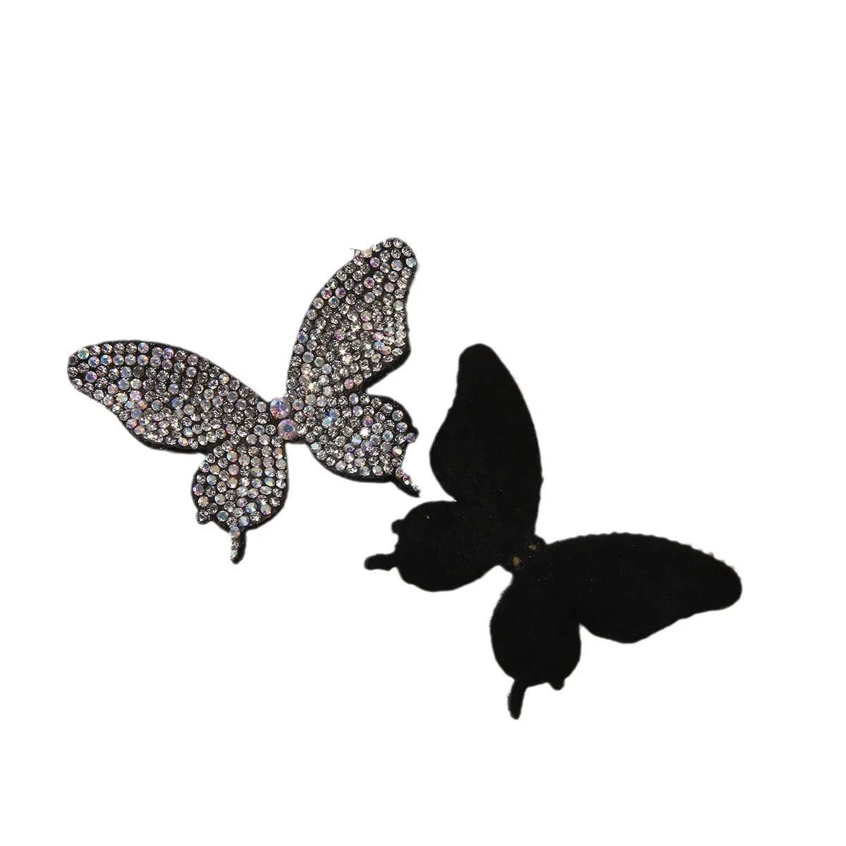 Стильные и простые трехмерные аксессуары для волос в виде бабочек 2 шт.