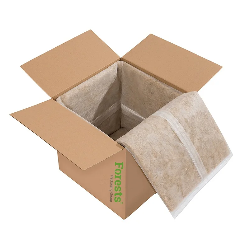 

Custom Printed Insulated Shipping Box for Food Packaging Carton Cooler Bag Meat Box Cardboard Fish Transportation