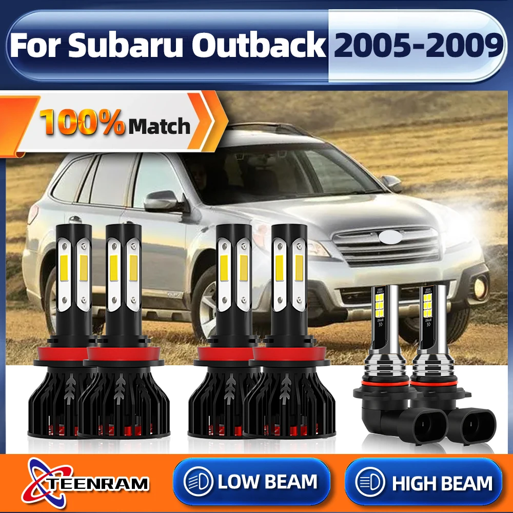 360w 60000lm 9005 Hb3 Auto Fog Light 12v 6000k White For Subaru Outback 2005 2006 2007 2008 2009